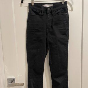 AYR High Rise Skinny Black Jean - Size 24